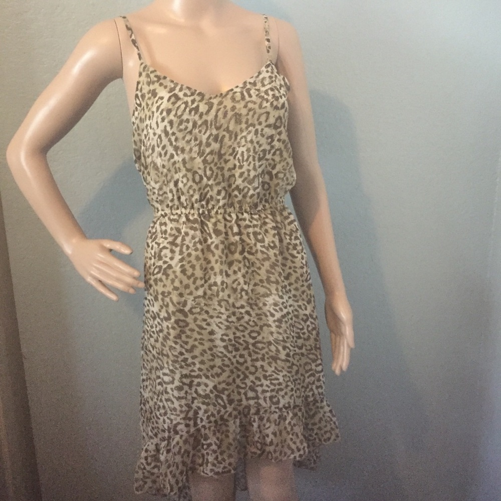 New. Confess Leopard Print Dress